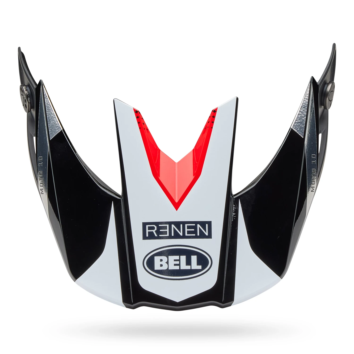 MOTO-10 VISOR RENEN [BLK/WHT] OS