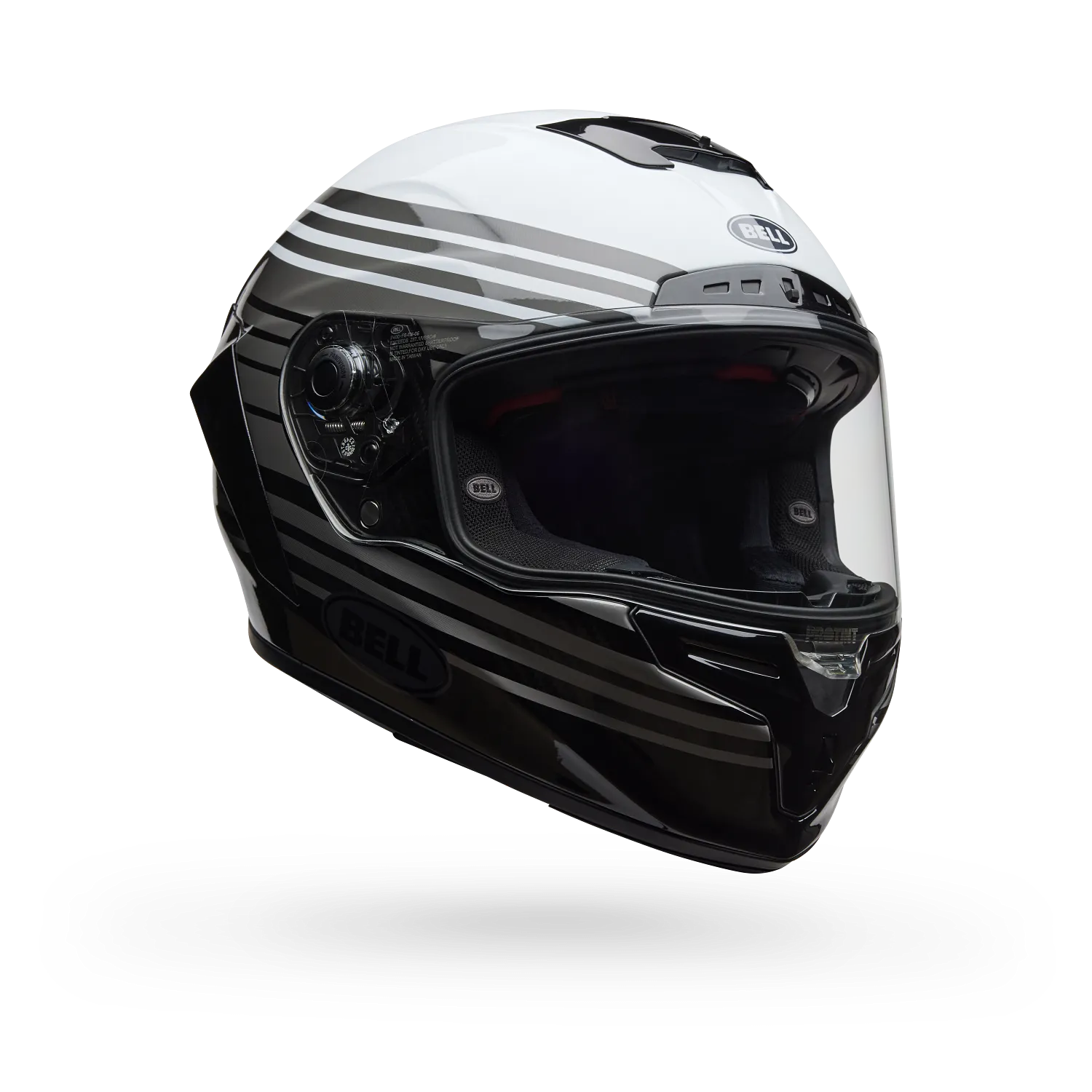 RACESTAR DLX DASH GLOSS ECE [WHT/BLK] M