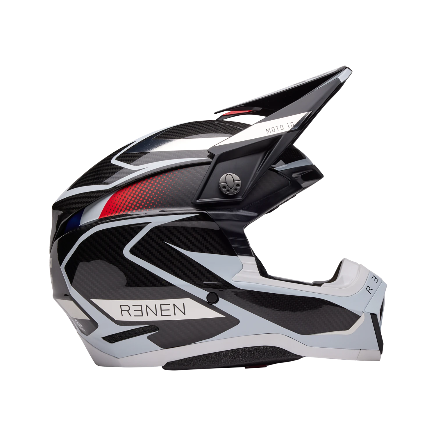 MOTO-10 SPHR RENEN RAYCON ECE [BLK/WHT] S