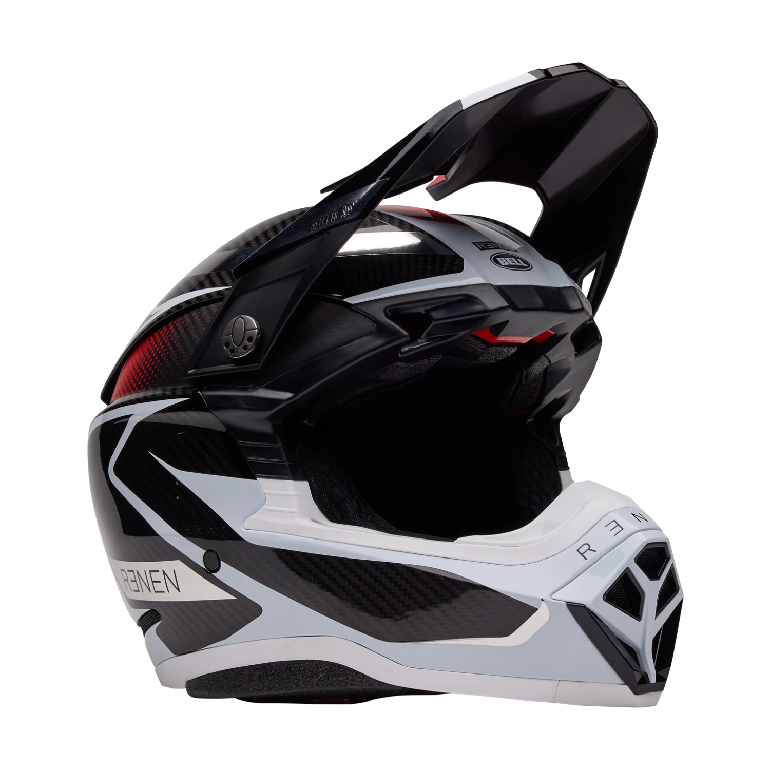 MOTO-10 SPHR RENEN RAYCON ECE [BLK/WHT] S