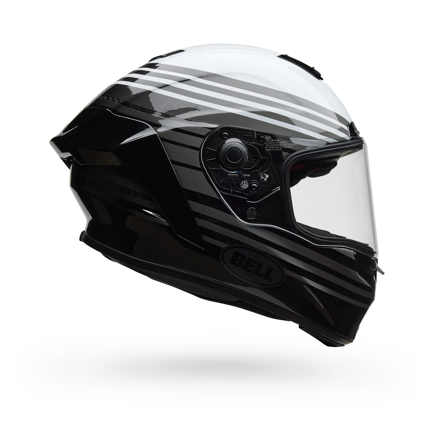 RACESTAR DLX DASH GLOSS ECE [WHT/BLK] M