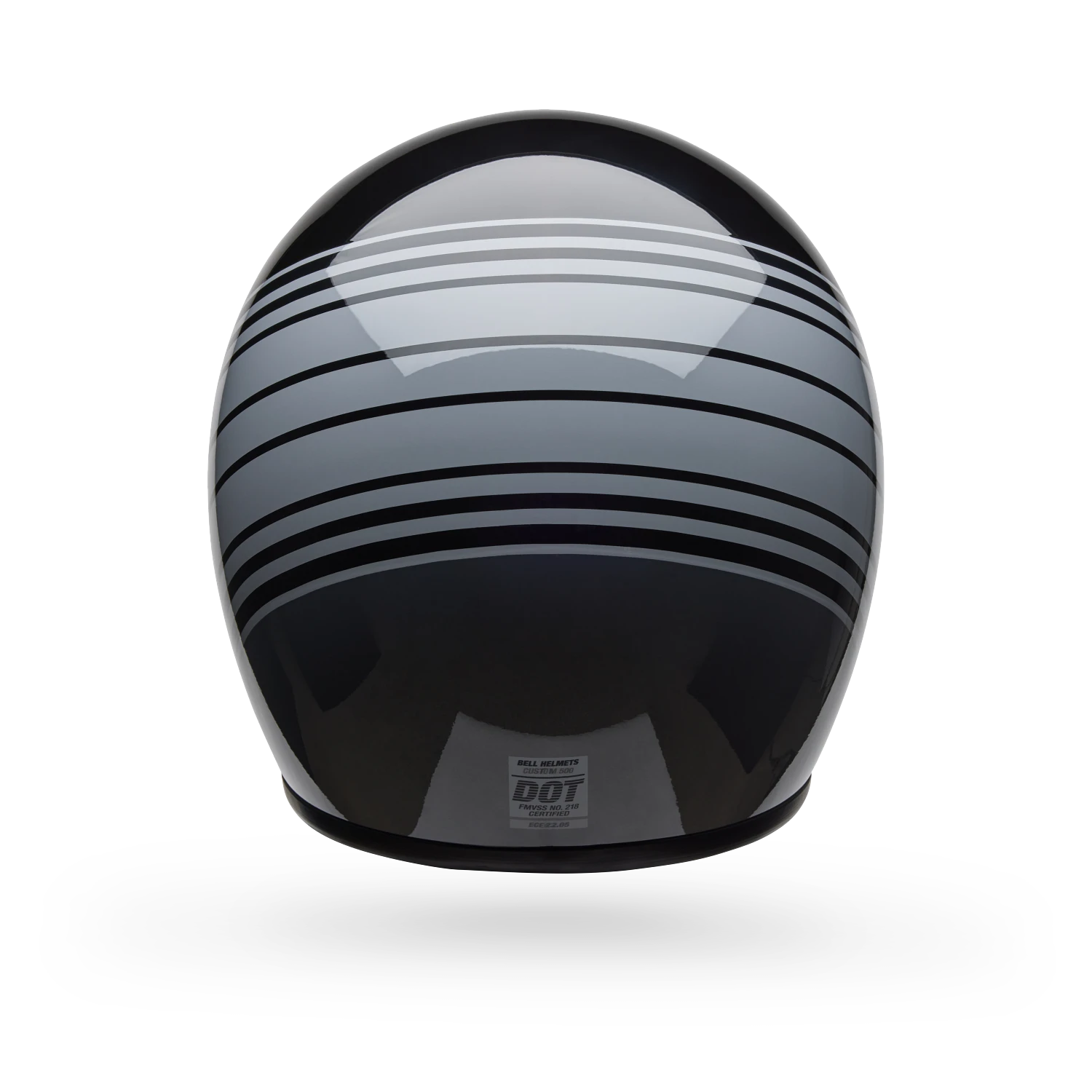 CUSTOM 500 EDGE GLOSS ECE [MET BLK/GRY] M