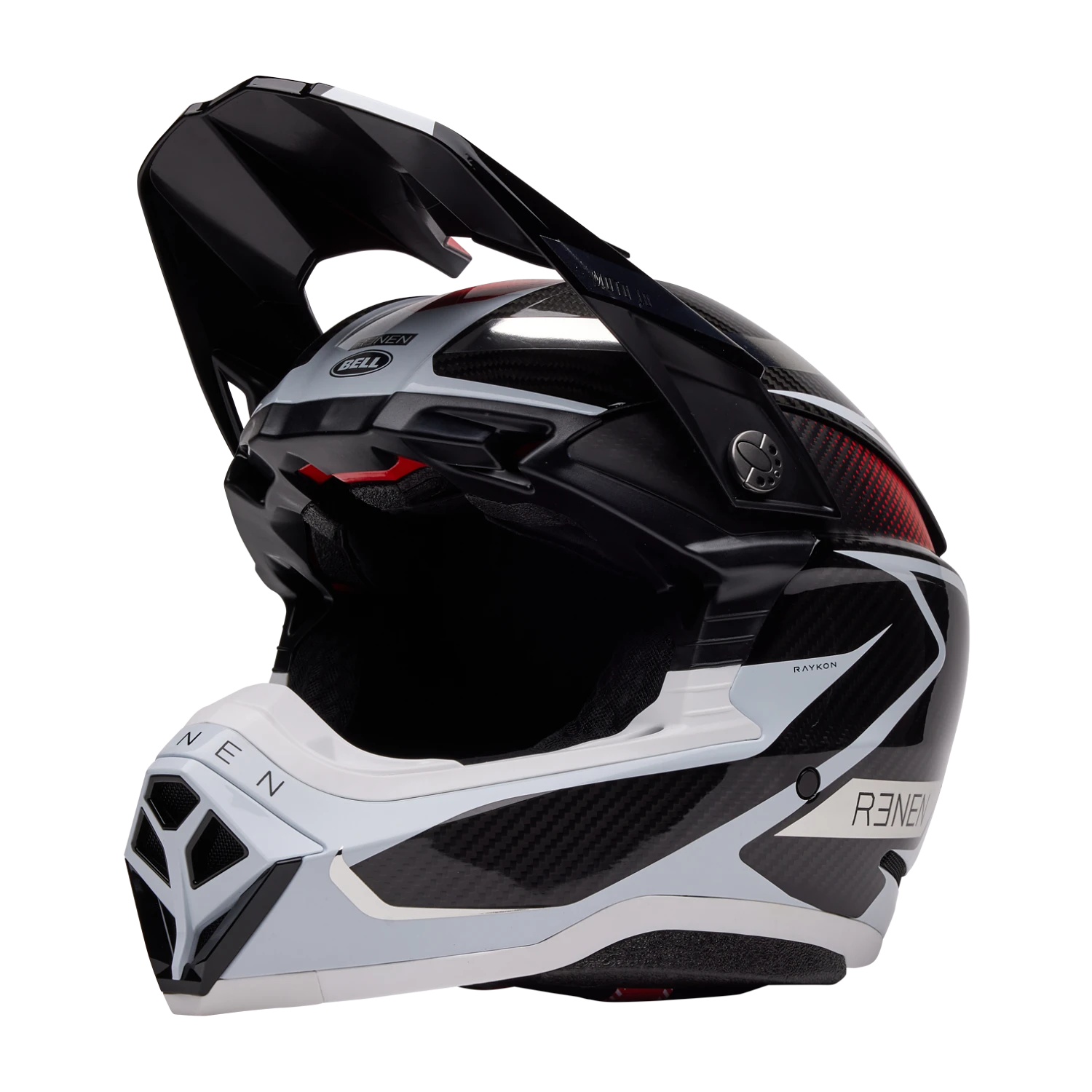 MOTO-10 SPHR RENEN RAYCON ECE [BLK/WHT] S