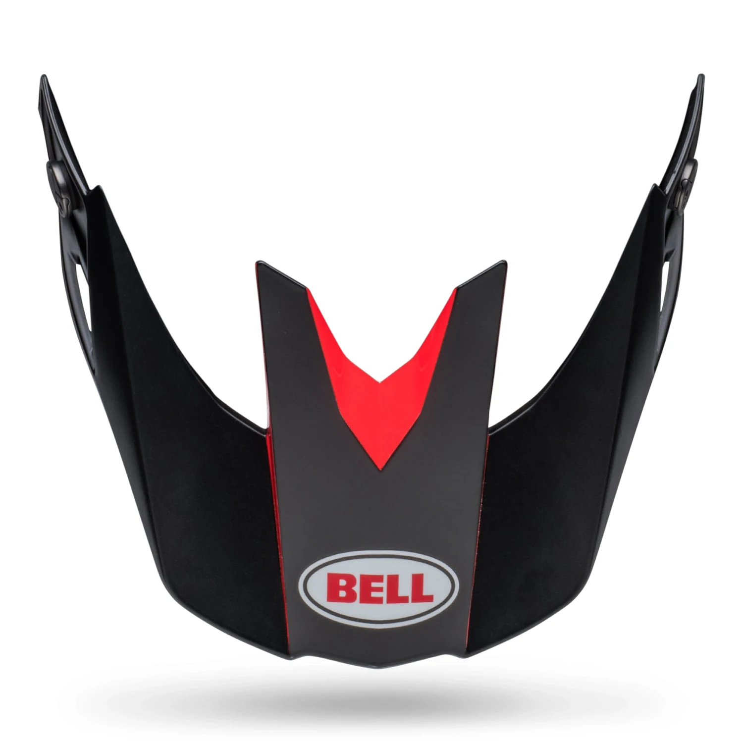 MOTO-10 VISOR SATIN/GLOSS [BLK/RD] OS