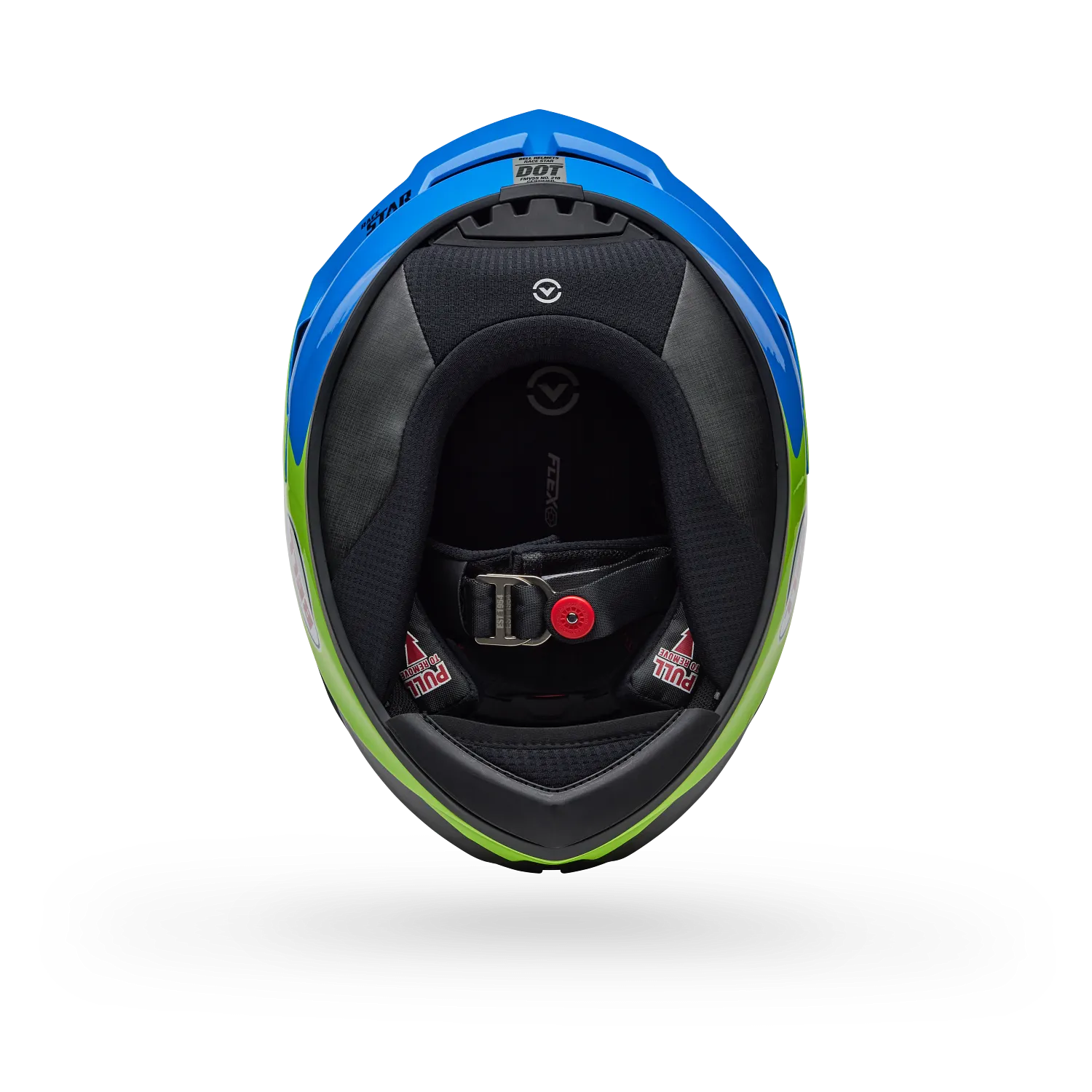 RACESTAR DLX CORSA GLOSS ECE [BLU/GRN] M