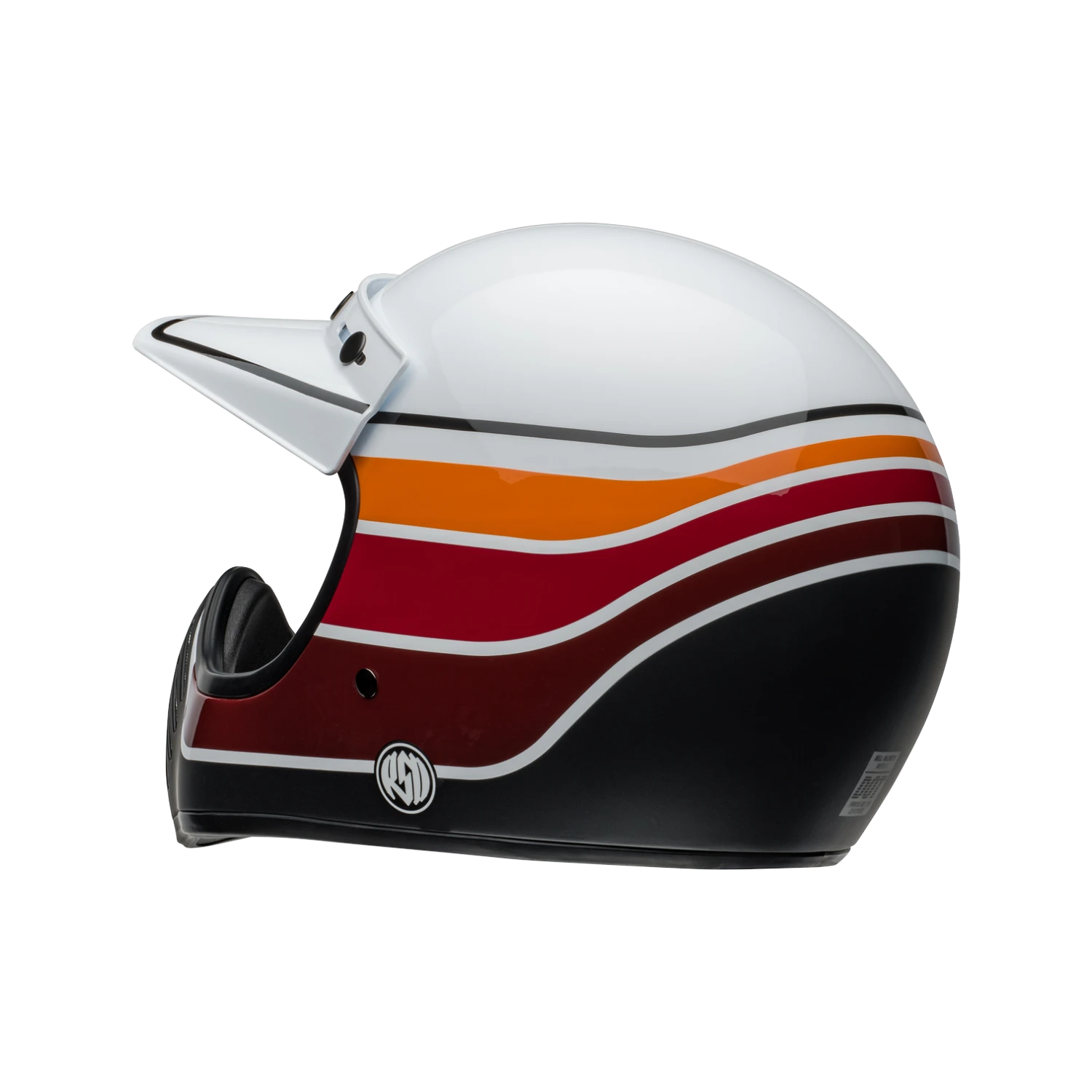 MOTO-3 RSD SADDLEBACK  ECE [S/G WHT/BLK] S